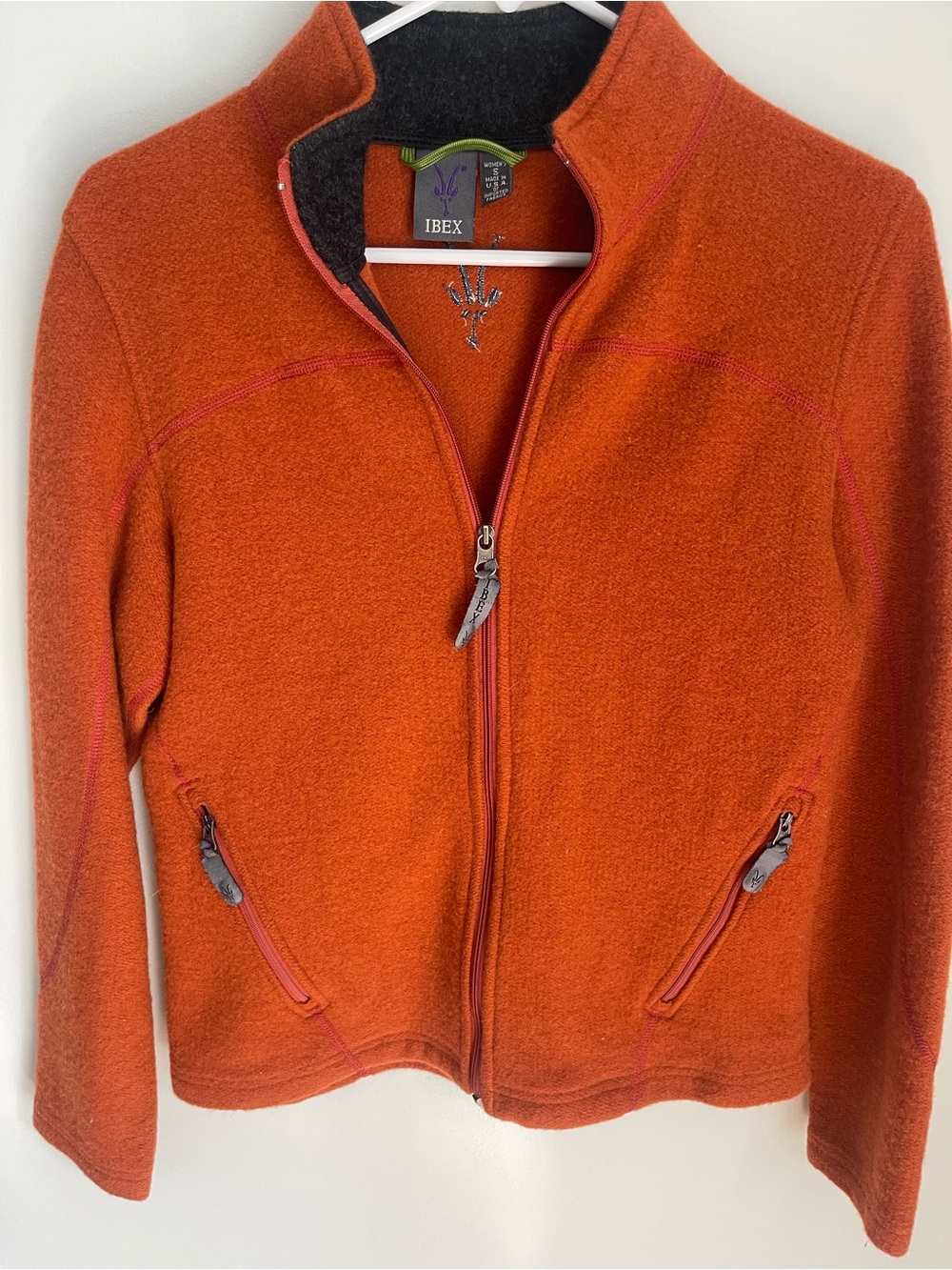 ibex women’s Full-Zip 100% merino wool Jacket